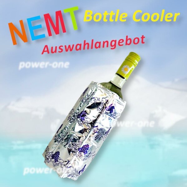 2 x NEMT Bottlecooler Kühlakku für Weinflaschen Flaschenkühler
