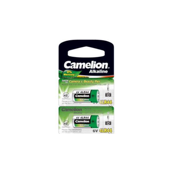 2 Camelion 4LR44 Alkaline Batterien