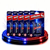 5 Wilhelm CRP2 CR-P2 Lithium Foto-Batterien