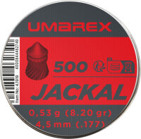 5 x 500 Umarex Jackal Spitzdiabolo 4,5 mm für...