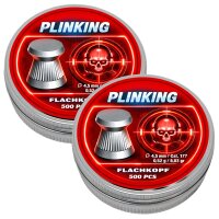 2 Dose Nemt Plinking Diabolos 4,5mm, 500 pcs je Dose
