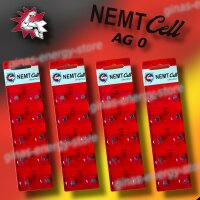 40 AG0 NEMT Cell Knopfzellen Knopfbatterien...