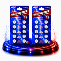 20 x AG2 LR726 LR59 396 1,5V Wilhelm Batterie Knopfzelle...