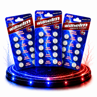 30 x AG2 LR726 LR59 396 1,5V Wilhelm Batterie Knopfzelle...