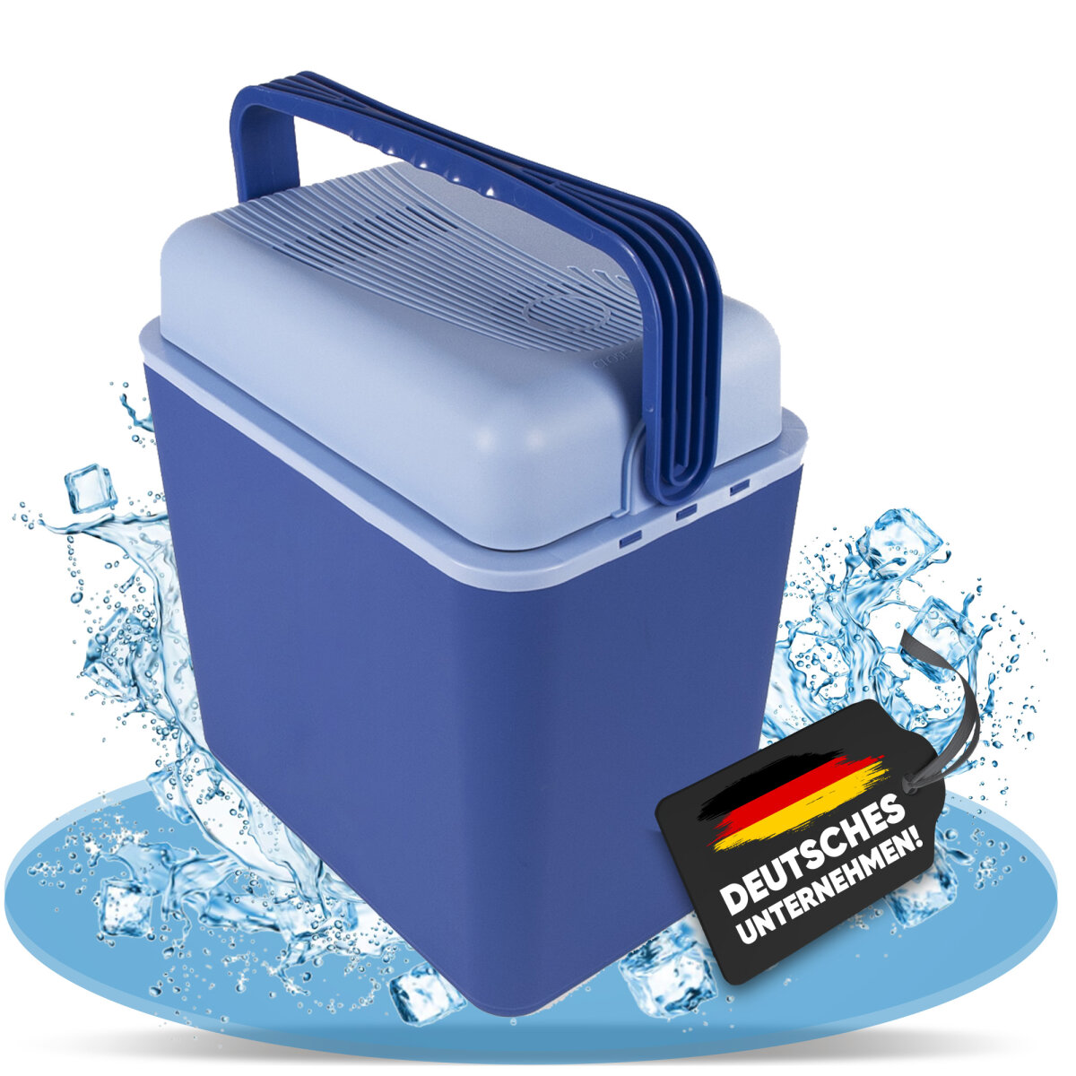 elektrische Kühlbox 24 Liter Blau