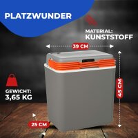 Elektrische Kühlbox 30L Coolbox Thermobox Picknick Camping 30Liter 12V 230V