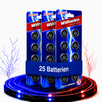 25 x CR2016 NEMT Cell Batterie Lithium Knopfzelle CR 2016 3V