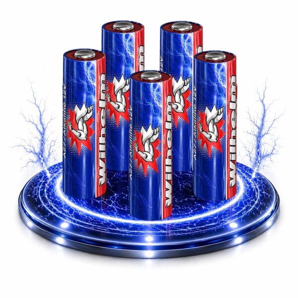 5 x A27 Wilhelm Alkaline Batterien MN27 L828 27A 8LR732 12 Volt