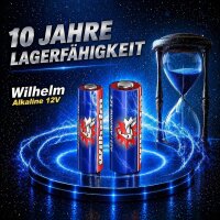 5 x A27 Wilhelm Alkaline Batterien MN27 L828 27A 8LR732 12 Volt