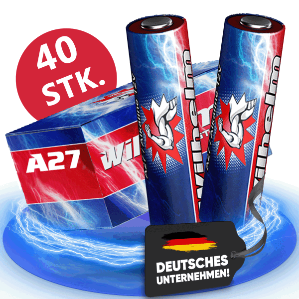40 x A27 NEMT Cell Alkaline Batterien MN27 L828 27A 8LR732 12 Volt