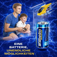 14 x Mono D Universal Wilhelm Alkaline Batterien LR20 1,5V