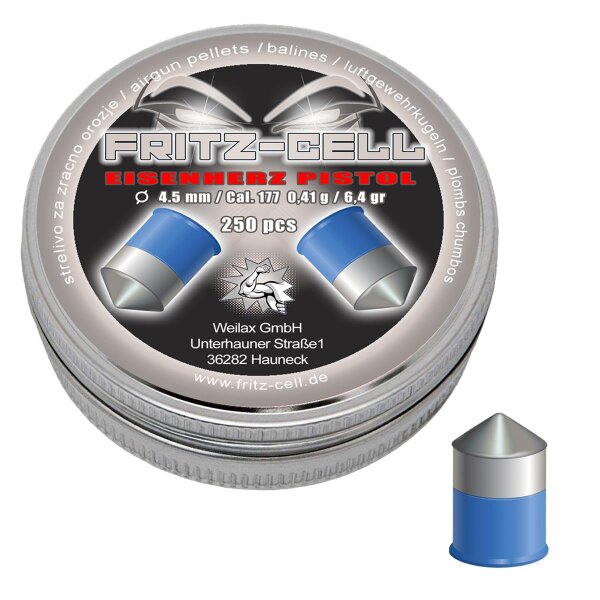 1 x Fritz-Cell Eisenherz Pistol 4,5 mm