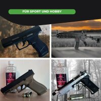 2 x Airsoft Softair Kugeln FRITZ-CELL PREMIUM BBs 6 mm 0,20g Flasche 5000 Stück in praktischem Behälter