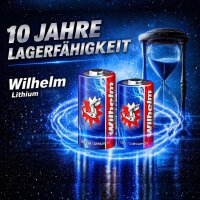 10 x CR123 WILHELM 3V Lithiumbatterie CR123A 123 CR Fotobatterie Photo