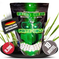 10 x Airsoft Softair Kugeln FRITZ-CELL PREMIUM BIO BBs 6...