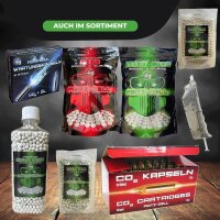 10 x Airsoft Softair Kugeln FRITZ-CELL PREMIUM BIO BBs 6 mm 0,20g Beutel 5000 Stück biologisch abbaubar