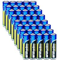 40 x Wilhelm Universal AAA Micro LR03 Batterie | 1200mAh...