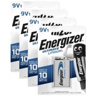 4 x Energizer Lithium 9V
