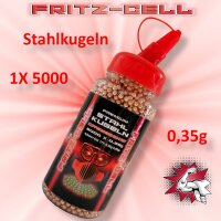 5000 Fritz-Cell Stahl Kupfer BBS 4,5 mm Stahlkugeln...