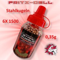 6 x 1500 Fritz-Cell Stahl kupferbeschichtete BBS 4,5 mm...