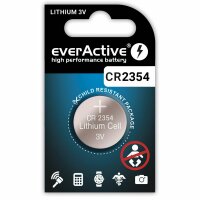 2x CR2354 Lithium Knopfzelle 3V everactive Blister 23x5,4mm