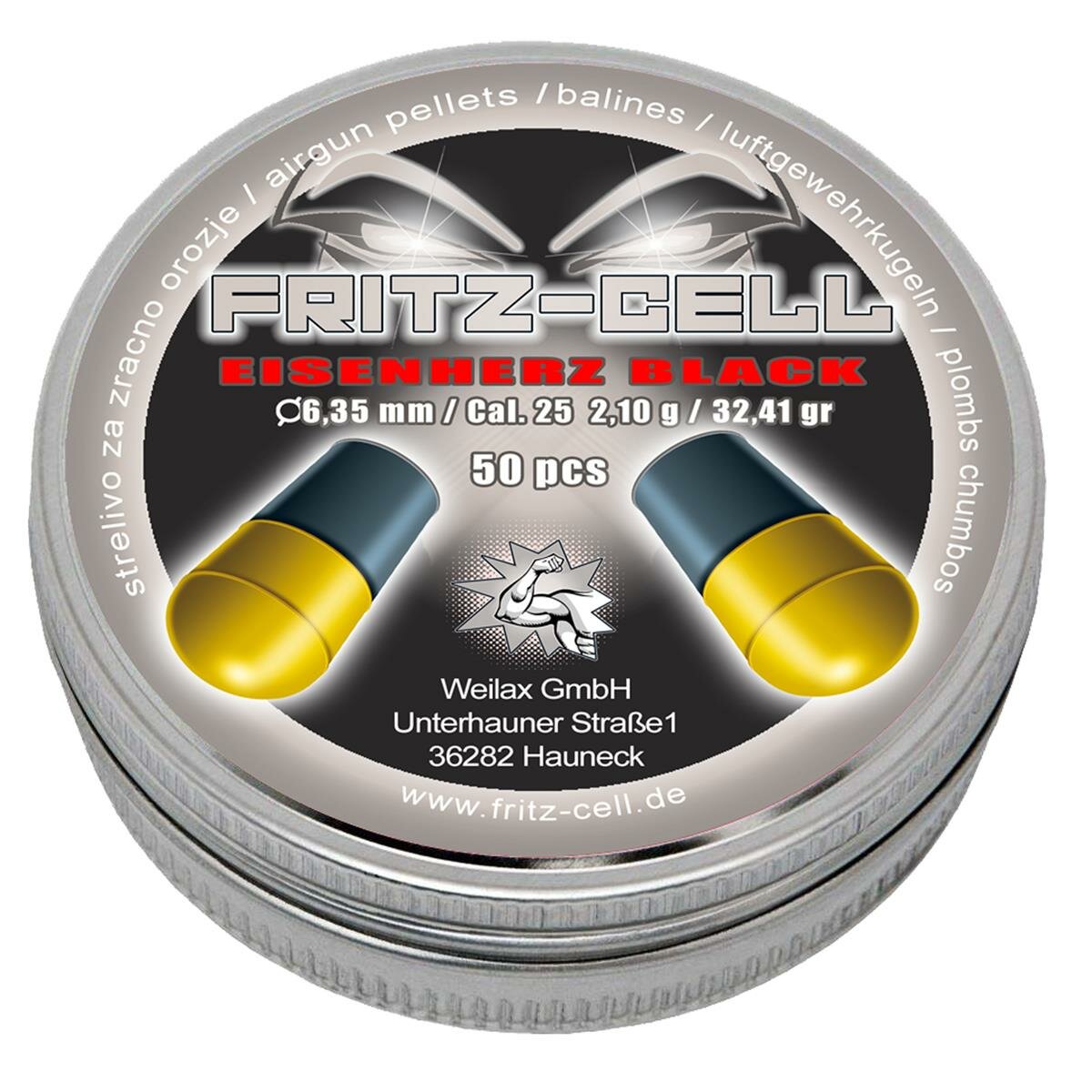 Fritz-Cell Diabolos 4,5 Mm - 4000 Stück Rundkopf Schwergewicht