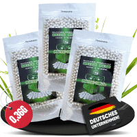 3 x Sniper Bio BBs 6mm 0,36g 1000 Stück Beutel Premium