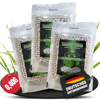 3 x Sniper Bio BBs 6mm 0,40g 1000 Stück Beutel Premium