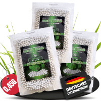 3 x Sniper Bio BBs 6mm 0,45g 1000 Stück Beutel Premium