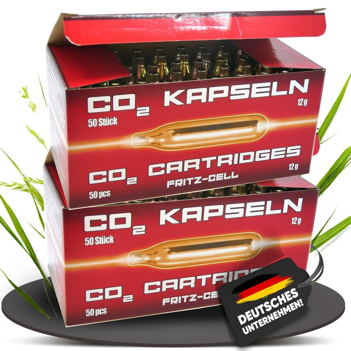 Capsules De CO2 12g - Lot De 100 - Pour Armes Softair, Paintball Et Pistolet à Air Comprimé