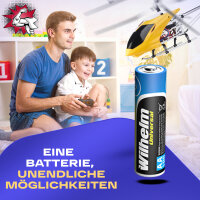 10 AA Mignon Wilhelm Universal Alkaline Batterien im Shrink LR6