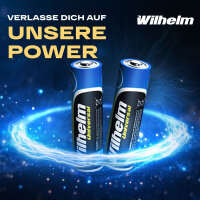 30 AA Mignon Wilhelm Universal Alkaline Batterien im Shrink LR6