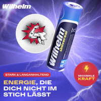 70 AA Mignon Wilhelm Universal Alkaline Batterien im Shrink LR6