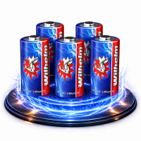 5 x CR123 WILHELM 3V Lithiumbatterie CR123A 123 CR...