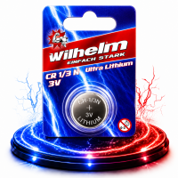 1 x WILHELM 1/3N 3V Photo Lithium CR1/3N DL1/3N Blister