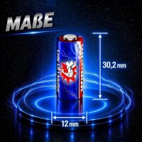 100 x WILHELM Lady N LR1 MN9100 4001 910A 1,5V Batterie