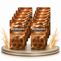 60 x Wilhelm Typ 312 braun Hörgerätbatterien