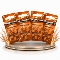 24 x Wilhelm Typ 13 orange Hörgerätbatterien