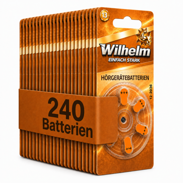 240 x Wilhelm Typ 13 orange