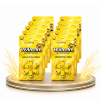 60 x Wilhelm Hörgerätbatterien Typ 10