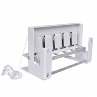 Fritz-Cell Biathlon Anlage / Schießstand 5 Löcher / Kugelfang für Luftgewehr Luftpistole Weiß