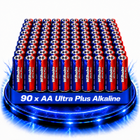 90 AA Mignon WILHELM Ultra Plus Alkaline Batterien im...