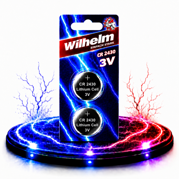 2 x Wilhelm CR2430 Blister