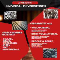 25 x Wilhelm Trennscheiben Ø 230 Edelstahl Metall Stahl Inox Blech Flexscheiben Extradünn