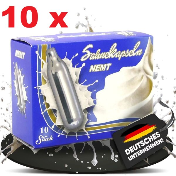 100 x Nemt 8g Sahnekapseln N2o Für alle Sahnespender