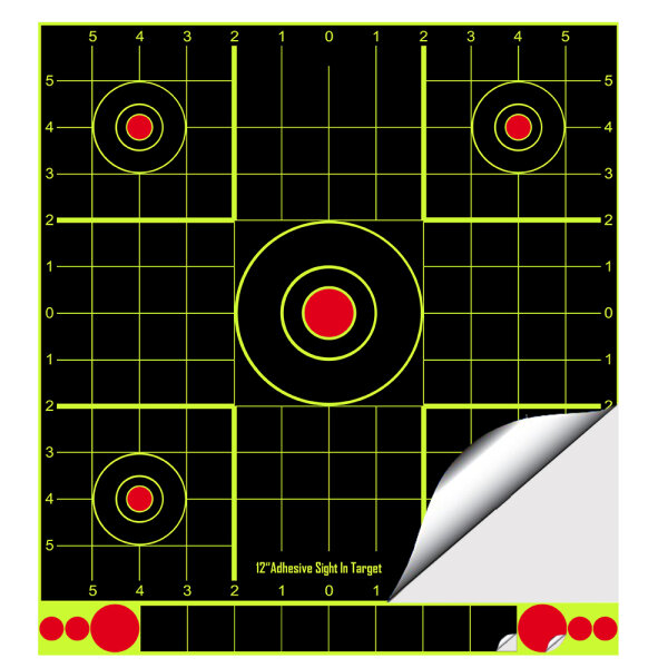 25 Fritz-Cell Splitterziele Splittersticker Typ 1213 selbstklebend Zielscheibe für alle Gewehre, Pistolen, Luftgewehre, Airsoft, BB, Diabolo kompatibel mit Splatterburst Zielen