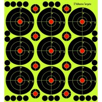 25 Fritz-Cell Splitterziele Splittersticker Typ 3762 selbstklebend Zielscheibe für alle Gewehre, Pistolen, Luftgewehre, Airsoft, BB, Diabolo kompatibel mit Splatterburst Zielen