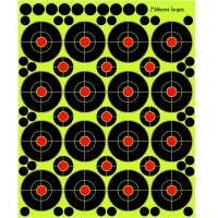 25 Fritz-Cell Splitterziele Splittersticker Typ 2508 selbstklebend Zielscheibe für alle Gewehre, Pistolen, Luftgewehre, Airsoft, BB, Diabolo kompatibel mit Splatterburst Zielen