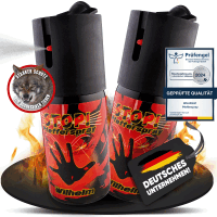 2 x Wilhelm Pfefferspray 40 ml Tierabwehr...