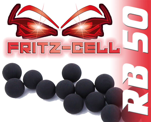 200 x Rubberballs Cal.50 Gummigeschosse Fritz-Cell kompatibel mit T4E HDR50 / HDP5